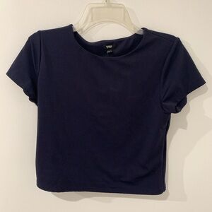 Black bodycon croptop